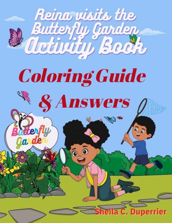 Coloring Guide and Solution - Butterfly Activity Book